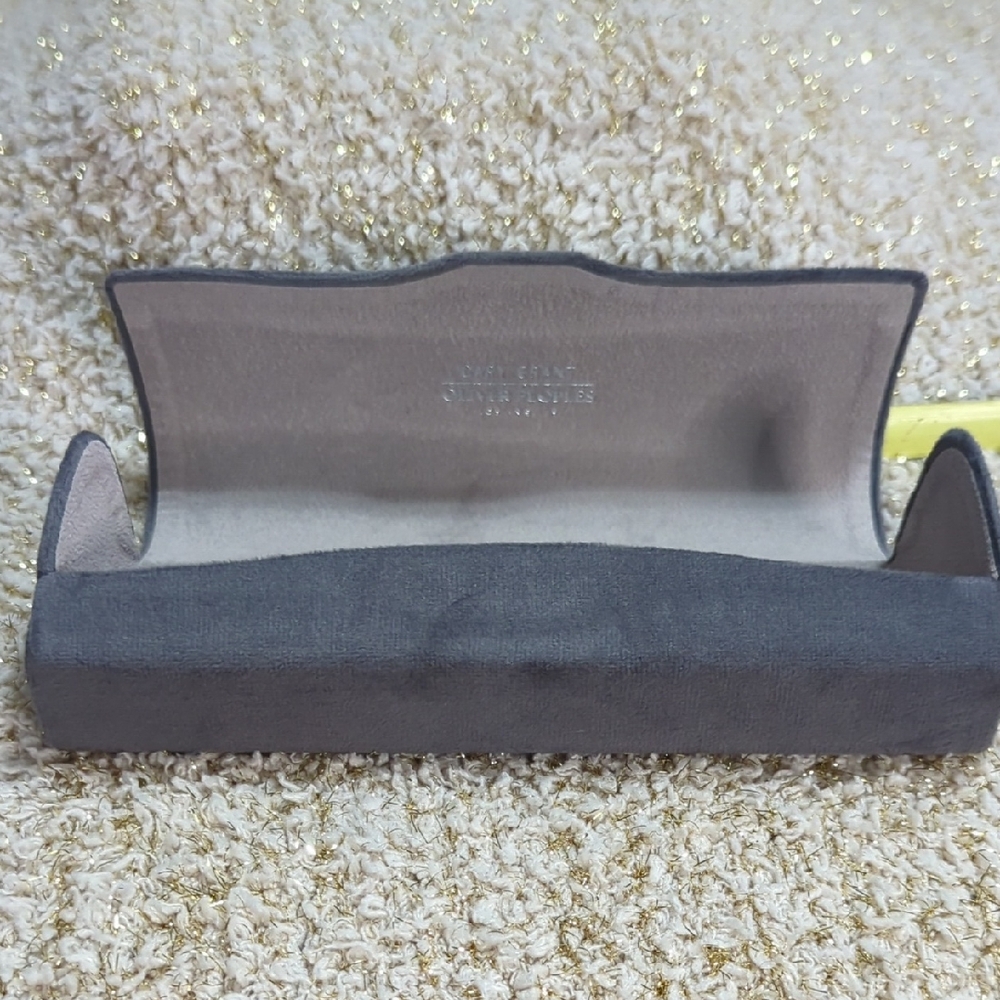 Gregory Peck OLIVER PEOPLES LOS ANGELES Case ONLY Grey Hard Case